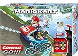 Carrera 20062491 GO!!! Nintendo Mario Kart 8 Rennstrecken-Set | 4,9m elektrische Carrerabahn mit Mario & Luigi Spielzeugautos | mit 2 Handreglern & Streckenteilen | Spielzeug für Kinder ab 6 Jahren