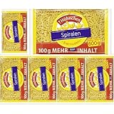 Mit Pufai Grocery, Birkel 7 Hühnchen Eiernudeln Spiralen Nudeln Spiralnudeln 600 gramm x 6 Stück