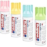 edding 5200 Permanent Spray (Pastell Mix, 4er Set)