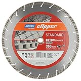 Clipper Diamant Trennscheibe STANDARD BETON TURBO (Ausführung: 350 x 25,4/20 mm)