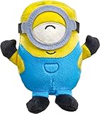 Schmidt Spiele Minions, Stuart lachend, Plüschfigur, 15 cm