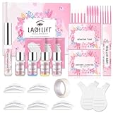 Wimpernlifting Set, Lash Lifting Set Luxe Wimpern Lifting Perming, Professionell Wimpernverlängerung Kit, Semipermanentes Wimpern Curling Wimpernlaminierung, Geeignet Für den Salon- und Heimgebrauch