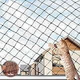 Aicharynic Katzennetz für Balkon, 3 x 8 m Katzenschutznetz Balkonnetz für Katzen 2.5×2.5cm Maschengröße Katzennetz Balkon Ohne Bohren Katzennetz Fenster Geeignet für Balkone Treppen Fenster Terrassen