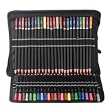 Zerodis 145-teiliges Kunst-Set, Skizzierstift-Set, Tragbares Zeichen- und mit 12 Skizzenstiften und 120 Farbstiften für Künstler, Anfänger, Studenten (Aus Holz)
