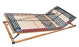 FMP Matratzenmanufaktur, 7 Zonen Lattenrost Rhodos® KF, 100x200 cm, 2 Stück, Doppelpack, Kopf- und Fußteil verstellbar, fertig montiert