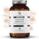 QIDOSHA® Calcium Komplex Kapseln mit Ca-Citrat, Ca-Glycerophosphat und Ca-L-Threonat, 240 Stk im Apothekerglas, deutsche Fertigung, jede Charge laborgeprüft