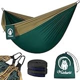 Camping Hängematte, Outdoor 2 Personen hängematten 300 KG Traglast 275 * 140 cm, Nylon Fallschirmmaterial, Ultraleicht Atmungsaktiv Hängematte Reisehängematte für Outdoor Garten und Strand