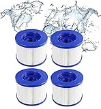 woejgo Filter Ersatz für Spa Filterpatrone,Kartusche mit Schraubgewinde für Spa Filter für Whirlpool,kartuschenfilter Pool Geeignet Für Nordic Spa Etc.(4pcs)