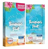 Summer Foot Premium Hornhaut-Entferner - Hornhaut Fußmaske für weiche Füße - Anti Hornhaut-Socken für effektive Fußpflege - dermatologisch getestet - Frauenmaske