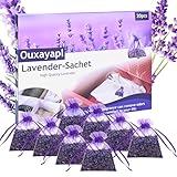 20x Lavendelsäckchen Gegen Motten - Echter Getrockneter Lavendel für Kleiderschrank, Auto und Raum - Lang anhaltender Duft als Mottenschutz - Lavendel Duftsäckchen für Schrank, Schlafen und Entspannen