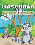 Waschbär-Malbuch für Kinder 5-10: Lustiges Waschbär-Malbuch für Jungen und Mädchen im Alter von 5-10 Jahren | Tolle Geschenke für Waschbär-Liebhaber