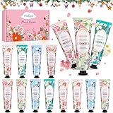 15 Pack Mini Handcreme Geschenkset Weihnachten Kleine Geschenke für Frauen Feuchtigkeitscreme Handlotion für Trockene Rissige Hände Fuß, Weihnachtsgeschenke Kleinigkeiten, Stock Stuffers Bulk