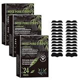 Nasenstrips,Mitesser Nasenstrips,Pore Strips,Anti Nosestripes Mitesser,Poren Reinigung mit Aktivkohle,Entfernen Mitesser und Unreinheiten,Mitesserentferner Stripes (3PC)