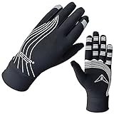 ATTONO Unterziehhandschuhe Winter Jogging Running Walking Langlauf Auto Handschuhe - M/L