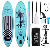 Sup Board，Paddle Board für Stand-up Paddling, SUPPaddel, Paddleboard, Stand-up Paddling Board, Doppel Paddel für SUP, Aufblasbare Boards für Wassersport，Paddle Board 2 Personen Sitzplätze (Grün-A)