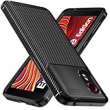 ivoler Silikon Hülle für Samsung Galaxy XCover 5 / Samsung Galaxy XCover5, [Militärischer Schutz] Stoßfest Handyhülle, Dünne Weiche Flexible TPU Kratzfest Schutzhülle Anti-Fingerabdruck Case, Schwarz