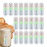 Aquarium-Temperaturmessgerät, Aquarium-Temperaturband, 20 Bier Temperatur-Streifen, zum Kleben für Bier, Wein und Gärung von Gemüse, Strand