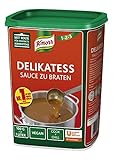 Knorr Delikatess Sauce zu Braten (pur als Bratensoße, Soßenbinder und zum Verfeinern), 1er Pack (1 x 1 kg)