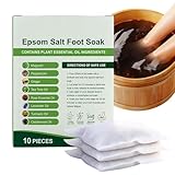 Salz für Fußbad – Beruhigendes Reinigungssalz für Füße – Einweichen Spa für Frauen Männer Spa Badezimmer Dusche Alltag Zuhause Training