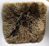 Reissner Lammfelle | NADI-30-CAP | Echtes Schaffell | hochwollig | quadratisch | 30x30cm Cappuccino