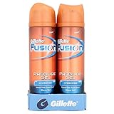 Gillette Fusion ProGlide Rasiergel, feuchtigkeitsspendend, 200 ml, 6 Stück