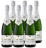 Schloss Biebrich Sekt Trocken (6 x 0,75 l) Trockener Sekt mit angenehmer Frische und ausgewogenem Fruchtspiel, Aromen von feiner Frucht und Birne, feinperlige, langanhaltende Perlage