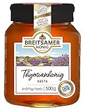 Breitsamer Thymianhonig aus Kreta flüssig 500g Goldbraune Spezialität von kräftig-herbem und intensiv würzigem Aroma (1 x 500g)