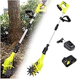 Elektrische Motorhacke,GartenfräSe Elektrische 20v Mit 52000mah Akku,Ausziehbar Tragbar Gartenhacke Elektrisch,FüR PflüGen,Umdrehen Bodens,öFfnen Rillen,JäTen Usw(110V)