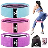 Resistance Bands Fitnessband, Booty Sport Bands Widerstandsbänder für Hip Beintraining, Krafttraining, Muskelaufbau Yoga[3er Set]