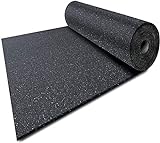 Floordirekt Bautenschutzmatte Gummigranulatmatte 5mm 8mm 10mm 20mm bis 10 Meter Länge (100 x 62,5 x 0,5 cm)