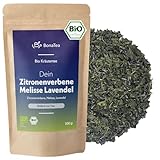 BIO Zitronenverbene Melisse Lavendel Tee - BonaTea Pure3 Kräutertee ohne Zusatzstoffe und ohne Aromastoffe 100 g
