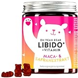 Mehr Energie und Vitalität - Veganer Libido Booster mit hochdosiertem Maca, Selen & Zink - Gummi, Oh Yeah Bear - Bears with Benefits