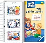 ministeps: Was gehört wohin? - Magnetbuch ab 2 Jahre, Kinderbuch, Bilderbuch: Mein großes Spielbuch mit 22 Magnetteilen. Ab 24 Monaten (ministeps Bücher)