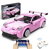 CaDA Ferngesteuertes Auto Klemmbausteine Dual Control 280Pcs Rc Auto Bausteine Set Spielzeug ab 2 Jahre,STEM Auto Spielzeug Klemmbausteine