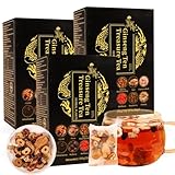 Ginseng Tee, Verbesserter Ginseng Six Treasures Tea, ginseng goji beeren tee, Nierentee für Männer und Frauen(450 g/10 g x 45 Beutel)