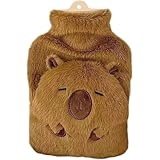 Zghhc Plüsch-wärmflasche, Süßer Capybara-wärmbeutel, Auslaufsichere Große Wärmflasche, Taillen-wärmbeutel, Thermotherapie-wärmewasser Für Nacken, Schultern, Hände Und Füße