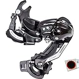 SHIMANO Schaltwerk Tourney RD-TY500 6/7-fach Mit Adapter schwarz Fahrrad