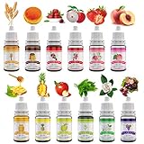 Seifenduftöl - 12 Flüssig Duftöl Seifen Duft Set zur Badekugeln, Seifenherstellung, Schleim - Konzentrierte Badebomben Fragrance Oil für Kosmetik, Kunst und Handarbeit - 10ml pro Stück