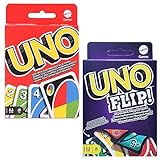 Ksopsdey U-NO Kartenspiel, 2 Pcs U-NO Kartenspiel mit 108 Karten, Familien Kartenspiel Gesellschaftspiel für 2-6 Spieler ab 7 Jahren