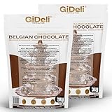 GiDeli Belgische Schokolade 2 x 5kg - Pralinen Chips, Schokodrops - Vollmilch-Kuvertüre - Perfekt für Schokofondue, Backen, schokobrunnen, Desserts & Glasuren