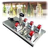 OmePS Professioneller Glasflaschenschneider, Glasschneider-Set, Glasflaschenschneider, Schneidwerkzeug, DIY-Maschinenset mit Zubehör zum Schneiden von Wein, Whisky, Bier, Champagner, Einmachgläsern