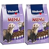 Vitakraft Premium Menü, Futter für Frettchen, mit Geflügel und Fisch, ohne Zuckerzusatz (1x 800g) (Packung mit 2)