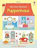 Mein erstes Stickerbuch: Puppenhaus: mit über 180 Stickern die Zimmer einrichten – Stickerheft ab 3 Jahren