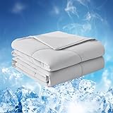 LIYGAOF Kühldecke Sommer Klimaanlage Decke: Schwangere Frauen Schlafdecke Nachtschweiß Vorbeugen Antiallergisch Atmungsaktiv Bettdecke Maschinenwaschbar (Grau, 150 * 200cm)