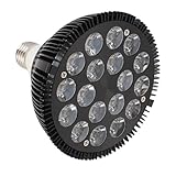 LED-Aquariumbeleuchtung, 18 W, Pflanzenbeleuchtung, Aquarium-Glühbirne, UV-blau, weiß, Rot, Grün, 6-Band-Vollspektrum-Pflanzen, Wachstumslampe, Refugium-Licht, für Korallenriffe