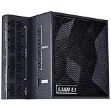 Lian Li Edge EG1000 PC Netzteil, 1000 Watt, PCIe 5.1, ATX 3.0 PSU | ATX 3.1, 80 Plus Platinum, modular, mit Sleeved Cable Kit, 12VHPWR für NVIDIA RTX, leiser Lüfter, integrierter USB Hub - Schwarz