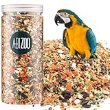 Abizoo Natura Vogelfutter,12 oz vogelfutter Gemischte Gemüsefrüchte wildvögel ganzjährig wildvogelfutter für Brutzeit und Aufzucht wellensittiche nymphensittich sittich Futter