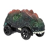 YARNOW Dinosaurier-Track- Dinosaurierspielzeug Autospielzeug Kinderspielzeug schnelles RC-Auto Rennautos für verfolgen Auto Abs Green