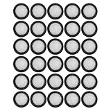 ifundom 30 Stück Teiliges Edelstahl Flachdichtungen mit Gummidichtung und Filtersieb Schlauchfilter für Gartenbrause und Duschschlauch Rostfrei Langlebig Einfache Montage Auslaufsicher