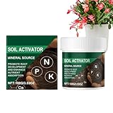 Boden Aktivator | Boden Nährstoff,Mineralischer Volldünger Für Gemüse, Blumen, Rasen, Garten Und Zimmerpflanzen Im Innen- Und Außenbereich